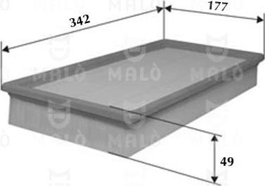 AKRON-MALÒ 1500432 - Повітряний фільтр autocars.com.ua