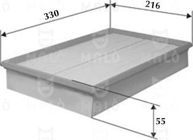 AKRON-MALÒ 1500443 - Повітряний фільтр autocars.com.ua