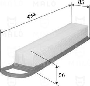 AKRON-MALÒ 1500444 - Повітряний фільтр autocars.com.ua