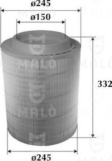 AKRON-MALÒ 1500452 - Повітряний фільтр autocars.com.ua