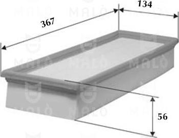 AKRON-MALÒ 1500457 - Повітряний фільтр autocars.com.ua