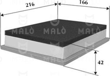 AKRON-MALÒ 1500459 - Повітряний фільтр autocars.com.ua