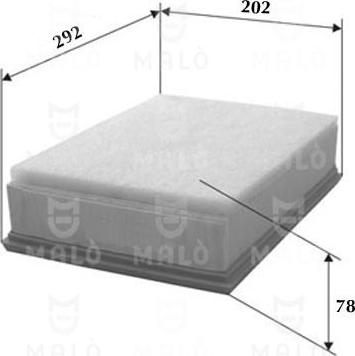 AKRON-MALÒ 1500461 - Повітряний фільтр autocars.com.ua