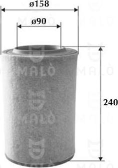 AKRON-MALÒ 1500463 - Повітряний фільтр autocars.com.ua