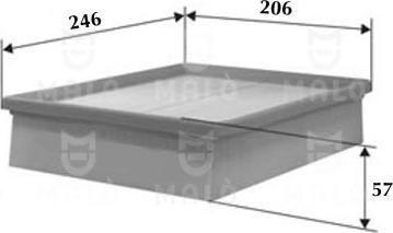 AKRON-MALÒ 1500465 - Повітряний фільтр autocars.com.ua