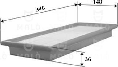 AKRON-MALÒ 1500470 - Повітряний фільтр autocars.com.ua