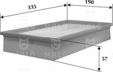 AKRON-MALÒ 1500473 - Повітряний фільтр autocars.com.ua