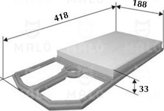 AKRON-MALÒ 1500478 - Повітряний фільтр autocars.com.ua