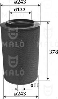 AKRON-MALÒ 1500479 - Повітряний фільтр autocars.com.ua