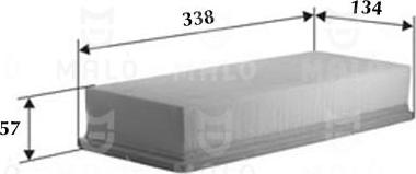 AKRON-MALÒ 1500484 - Повітряний фільтр autocars.com.ua