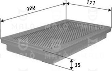 AKRON-MALÒ 1500487 - Повітряний фільтр autocars.com.ua