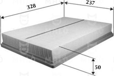 AKRON-MALÒ 1500493 - Повітряний фільтр autocars.com.ua