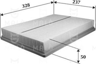 AKRON-MALÒ 1500494 - Повітряний фільтр autocars.com.ua