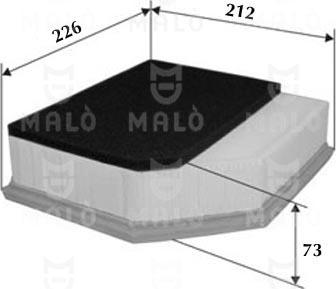 AKRON-MALÒ 1500498 - Повітряний фільтр autocars.com.ua