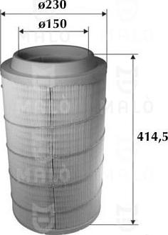 AKRON-MALÒ 1500501 - Повітряний фільтр autocars.com.ua