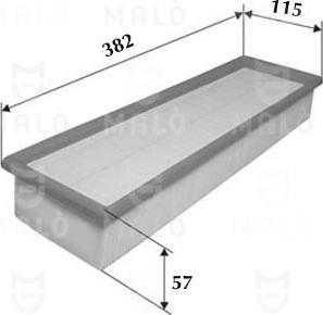 AKRON-MALÒ 1500505 - Повітряний фільтр autocars.com.ua