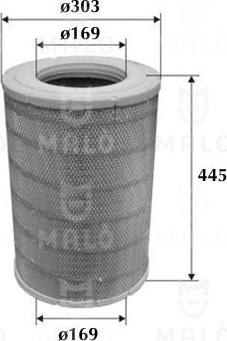 AKRON-MALÒ 1500516 - Повітряний фільтр autocars.com.ua