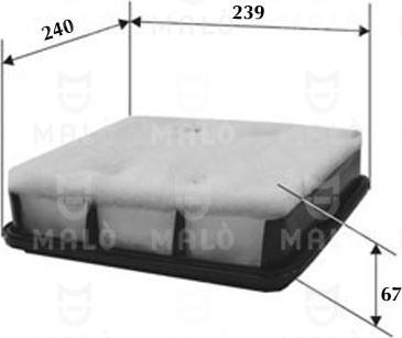 AKRON-MALÒ 1500525 - Повітряний фільтр autocars.com.ua