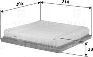 AKRON-MALÒ 1500526 - Повітряний фільтр autocars.com.ua