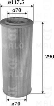 AKRON-MALÒ 1500533 - Повітряний фільтр autocars.com.ua