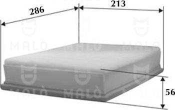 AKRON-MALÒ 1500540 - Повітряний фільтр autocars.com.ua