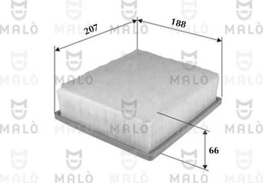 AKRON-MALÒ 1500549 - Повітряний фільтр autocars.com.ua