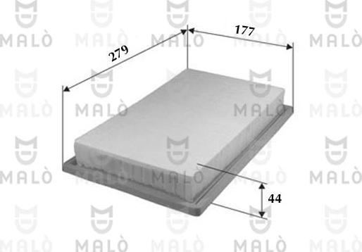 AKRON-MALÒ 1500554 - Повітряний фільтр autocars.com.ua