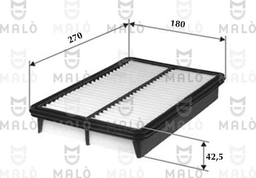 AKRON-MALÒ 1500573 - Повітряний фільтр autocars.com.ua