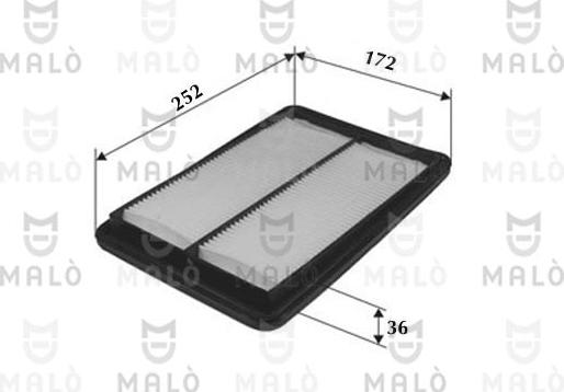 AKRON-MALÒ 1500579 - Повітряний фільтр autocars.com.ua