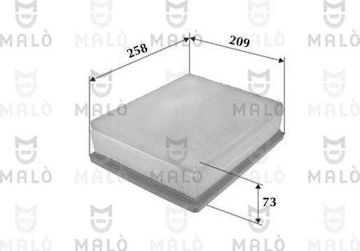 AKRON-MALÒ 1500583 - Повітряний фільтр autocars.com.ua