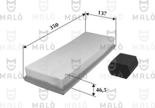 AKRON-MALÒ 1500599 - Повітряний фільтр autocars.com.ua