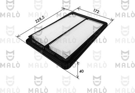 AKRON-MALÒ 1500627 - Повітряний фільтр autocars.com.ua