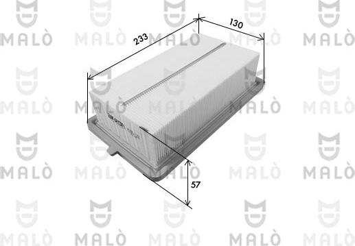 AKRON-MALÒ 1500628 - Повітряний фільтр autocars.com.ua