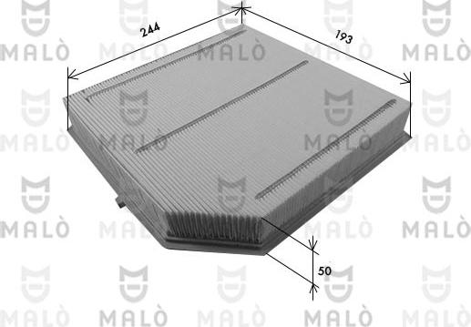 AKRON-MALÒ 1500629 - Повітряний фільтр autocars.com.ua