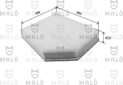 AKRON-MALÒ 1500630 - Повітряний фільтр autocars.com.ua