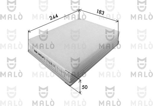 AKRON-MALÒ 1500637 - Повітряний фільтр autocars.com.ua