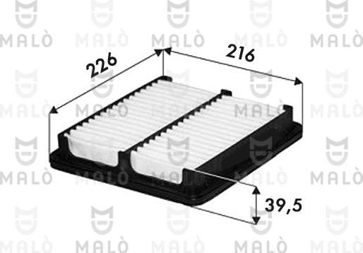 AKRON-MALÒ 1500641 - Повітряний фільтр autocars.com.ua