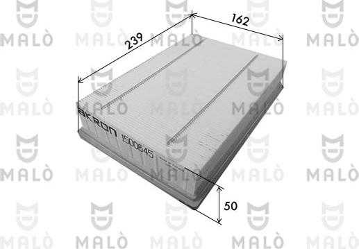 AKRON-MALÒ 1500645 - Повітряний фільтр autocars.com.ua