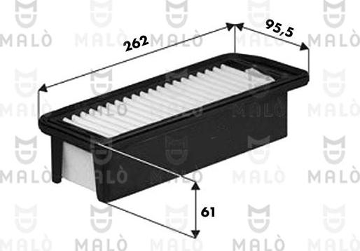 AKRON-MALÒ 1500648 - Повітряний фільтр autocars.com.ua
