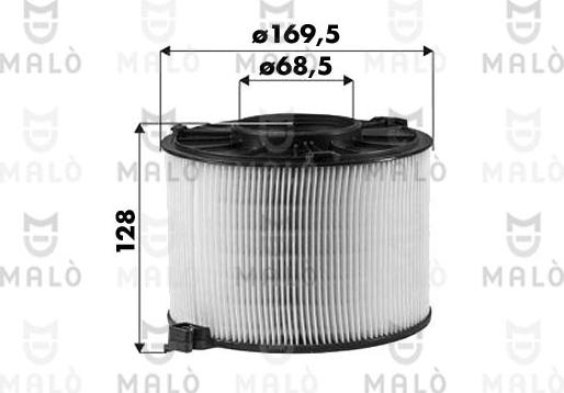 AKRON-MALÒ 1500666 - Повітряний фільтр autocars.com.ua