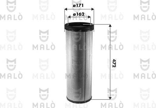 AKRON-MALÒ 1500667 - Фільтр додаткового повітря autocars.com.ua