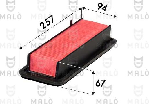 AKRON-MALÒ 1500680 - Повітряний фільтр autocars.com.ua