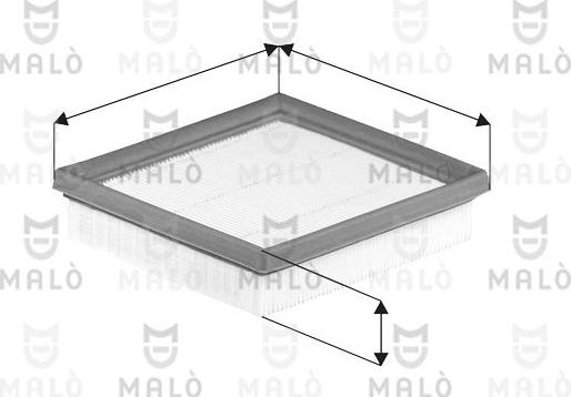 AKRON-MALÒ 1500693 - Повітряний фільтр autocars.com.ua