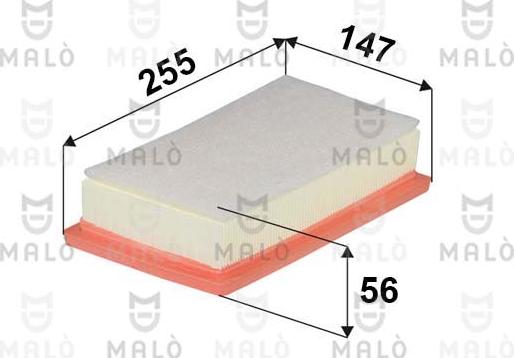 AKRON-MALÒ 1500728 - Повітряний фільтр autocars.com.ua