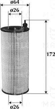 AKRON-MALÒ 1510004 - Масляний фільтр autocars.com.ua