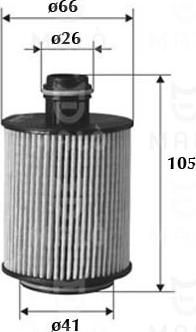 AKRON-MALÒ 1510009 - Масляний фільтр autocars.com.ua