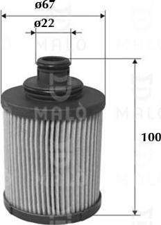 AKRON-MALÒ 1510010 - Масляний фільтр autocars.com.ua