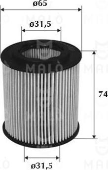 AKRON-MALÒ 1510018 - Масляний фільтр autocars.com.ua