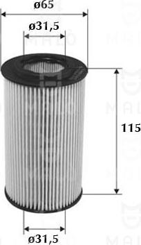 AKRON-MALÒ 1510031 - Масляний фільтр autocars.com.ua