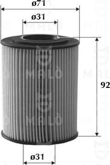 AKRON-MALÒ 1510037 - Масляний фільтр autocars.com.ua